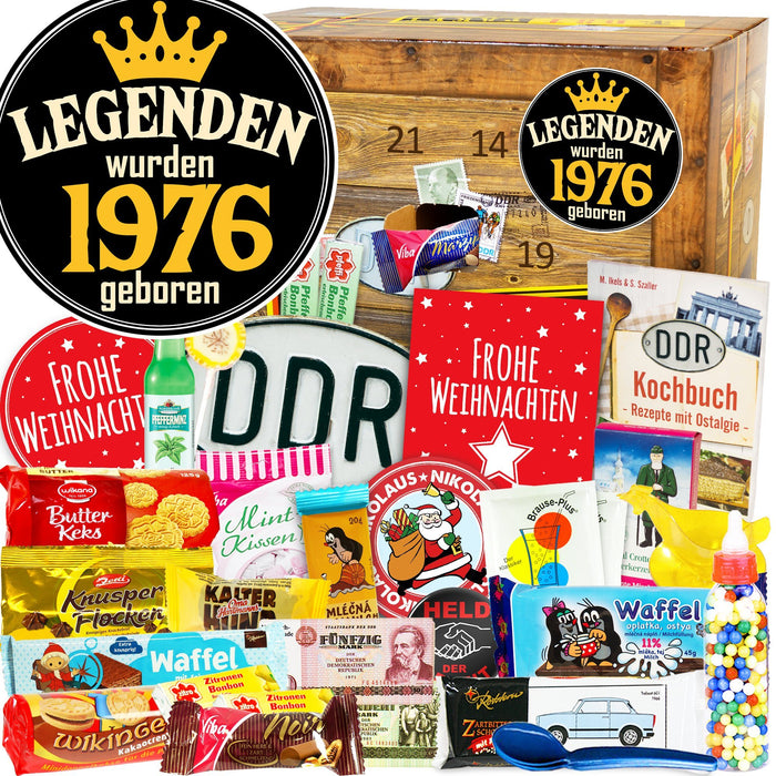 Legenden wurden 1976 geboren - DDR Adventskalender - Ossiladen I Ostprodukte Versand