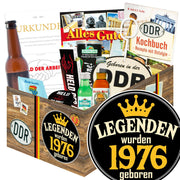 Legenden wurden 1976 geboren - Geschenkset Ostpaket "Männer Box" - Ossiladen I Ostprodukte Versand