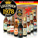 Legenden wurden 1978 geboren - Geschenkbox "Ostbiere" 9er Set - Ossiladen I Ostprodukte Versand