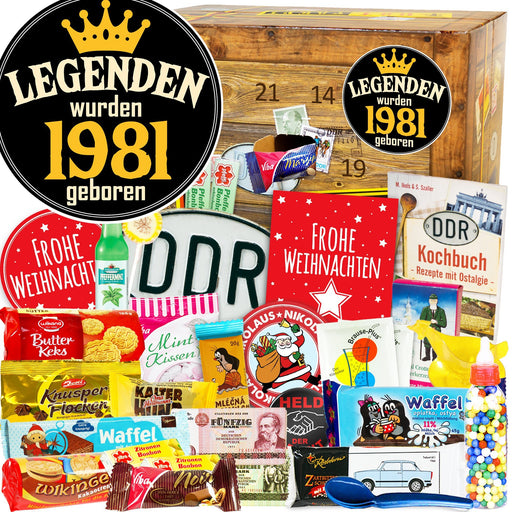 Legenden wurden 1981 geboren - DDR Adventskalender - Ossiladen I Ostprodukte Versand