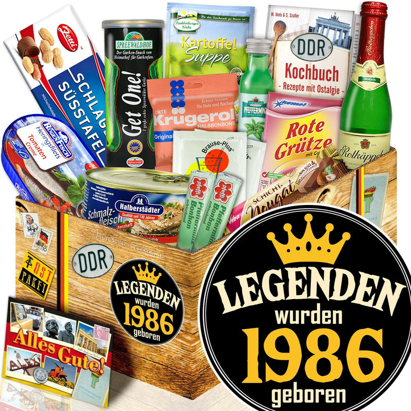 Legenden wurden 1986 geboren - Spezialitäten Set M - Ossiladen I Ostprodukte Versand