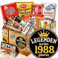 Legenden wurden 1988 geboren - Süßigkeiten Set DDR L - Ossiladen I Ostprodukte Versand