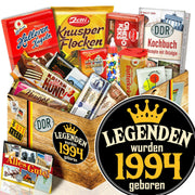 Legenden wurden 1994 geboren - Süßigkeiten Set DDR L - Ossiladen I Ostprodukte Versand