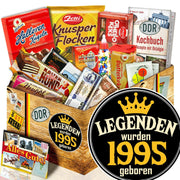Legenden wurden 1995 geboren - Süßigkeiten Set DDR L - Ossiladen I Ostprodukte Versand