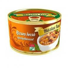 Letscho mit Reis und Wurst - Riszes lecsó házikolbásszal