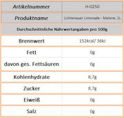 Lichtenauer Limonade - Melone, 1L