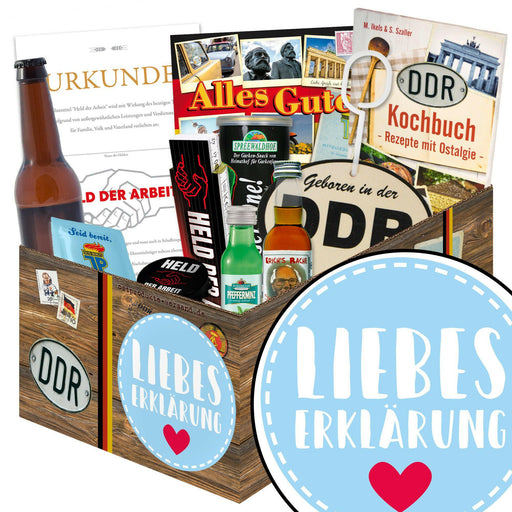 Liebeserklärung - Geschenkset Ostpaket "Männer Box" - Ossiladen I Ostprodukte Versand