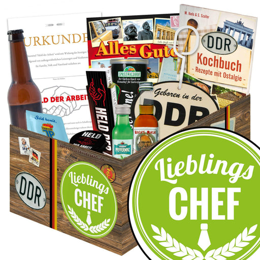 Lieblings Chef - Geschenkset Ostpaket "Männer Box" - Ossiladen I Ostprodukte Versand