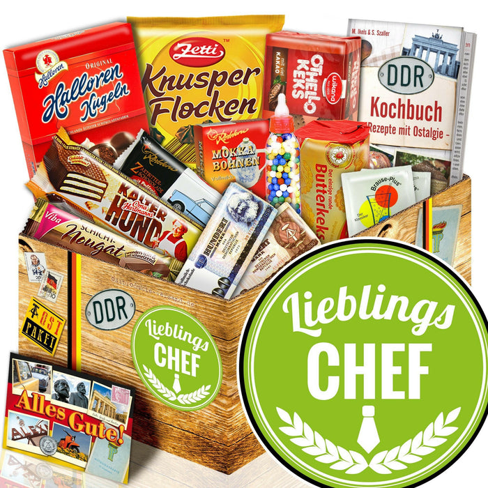 Lieblings Chef - Süßigkeiten Set DDR L - Ossiladen I Ostprodukte Versand