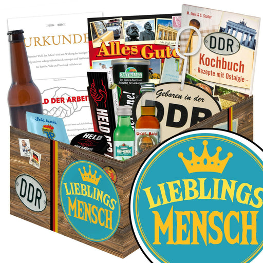 Lieblingsmensch - Geschenkset Ostpaket "Männer Box" - Ossiladen I Ostprodukte Versand