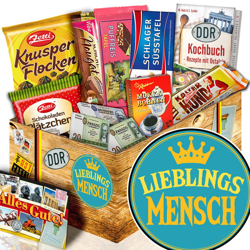 Lieblingsmensch - Geschenkset Ostpaket "Schokoladenbox M" - Ossiladen I Ostprodukte Versand