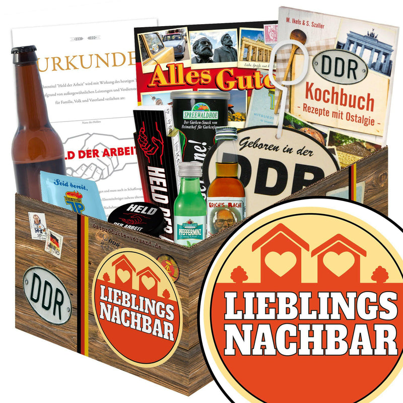 Lieblingsnachbar - Geschenkset Ostpaket "Männer Box" - Ossiladen I Ostprodukte Versand