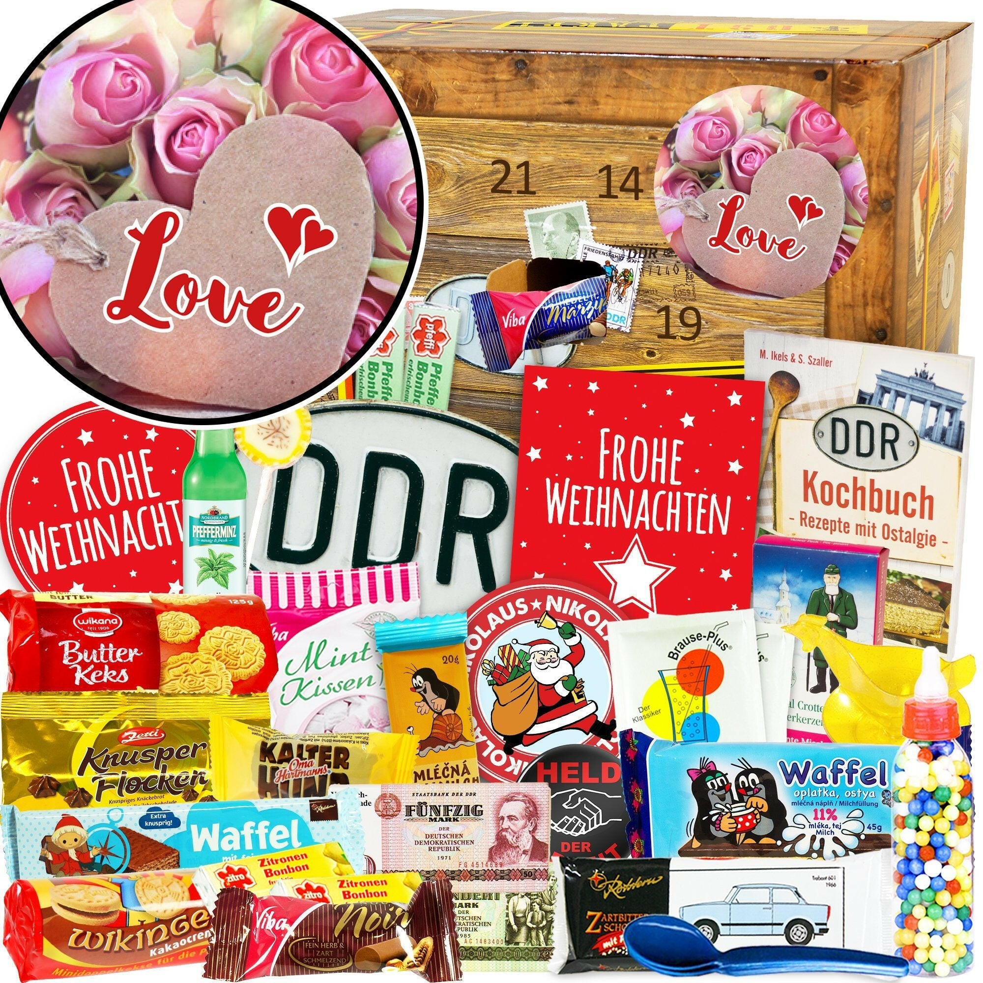 LOVE - Adventskalender DDR - Ossiladen I Ostprodukte Versand