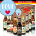 Love - Bier Geschenk Set "Ostbiere" 9er Set - Ossiladen I Ostprodukte Versand