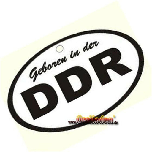 Lufterfrischer DDR weiß, schwarz