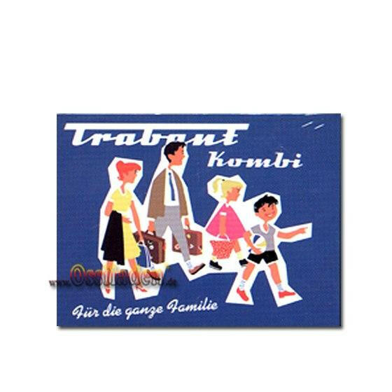 Magnet - Trabant Kombi - Familie
