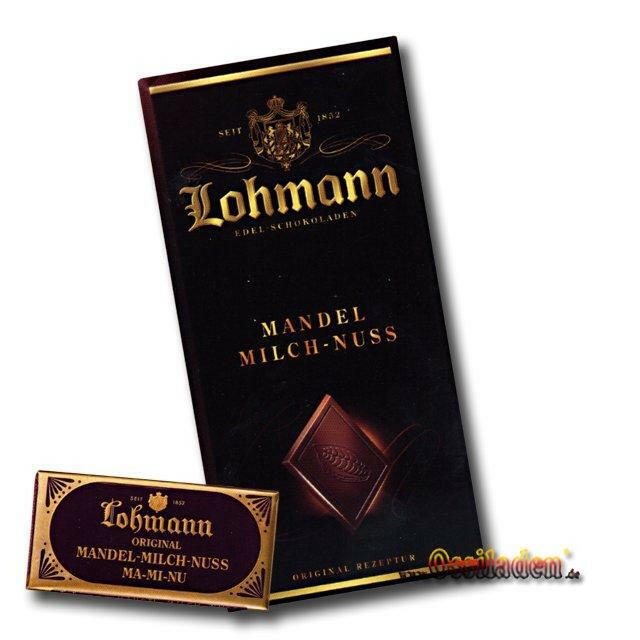 Mandel-Milch-Nuss Edelschokolade (Lohmann)