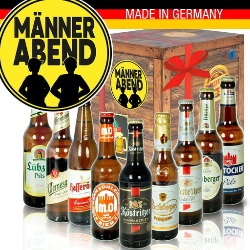 Männerabend - Geschenkbox "Ostbiere" 9er Set - Ossiladen I Ostprodukte Versand