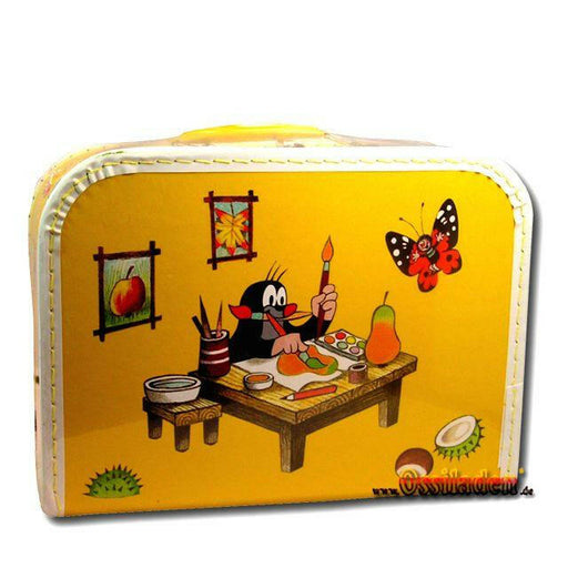 Maulwurf Kinderkoffer gelb - groß