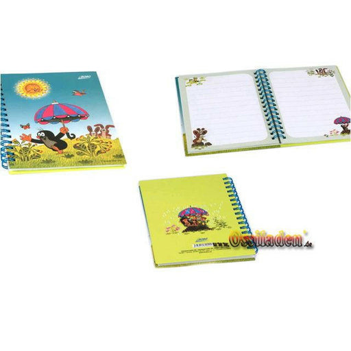 Maulwurf Ringbuch mit 40 Seiten A6