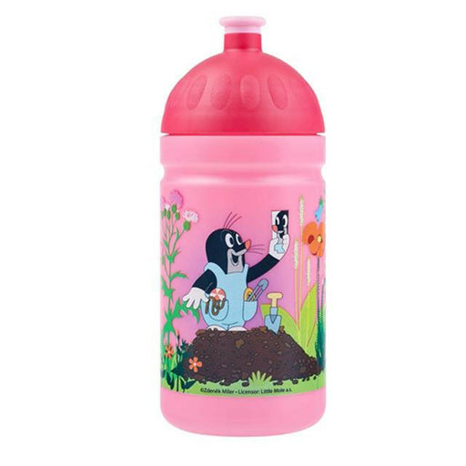 Maulwurf Trinkflasche pink