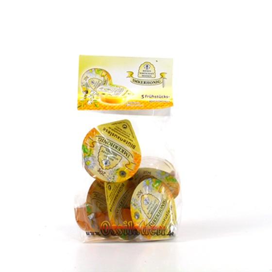 Meißner Honig Blütenauslese - Portionen, 5x20g
