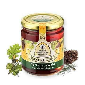 Meissner Honig Sortentracht - würziger Waldhonig, 250g