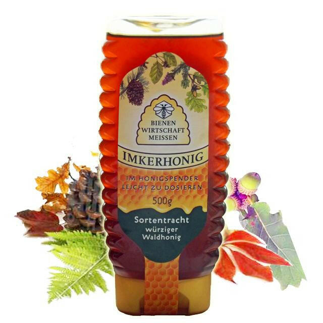 Meissner Honig - würziger Waldhonig, 500g Spender