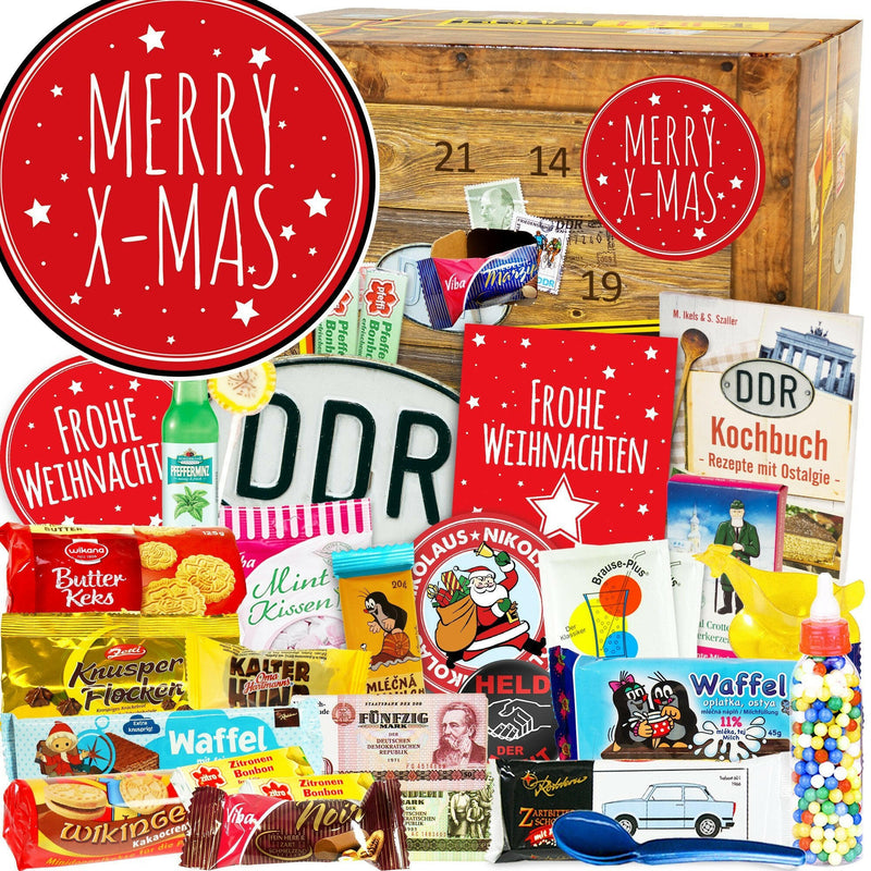 Merry X - DDR Adventskalender - Ossiladen I Ostprodukte Versand