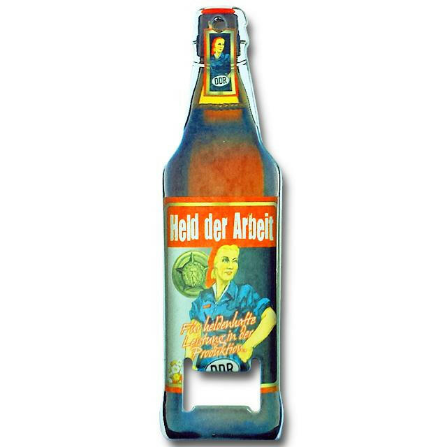 Metallflaschenöffner Held der Arbeit"