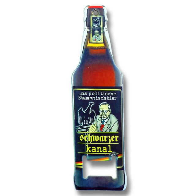 "Metallflaschenöffner "Schwarzer Kanal"