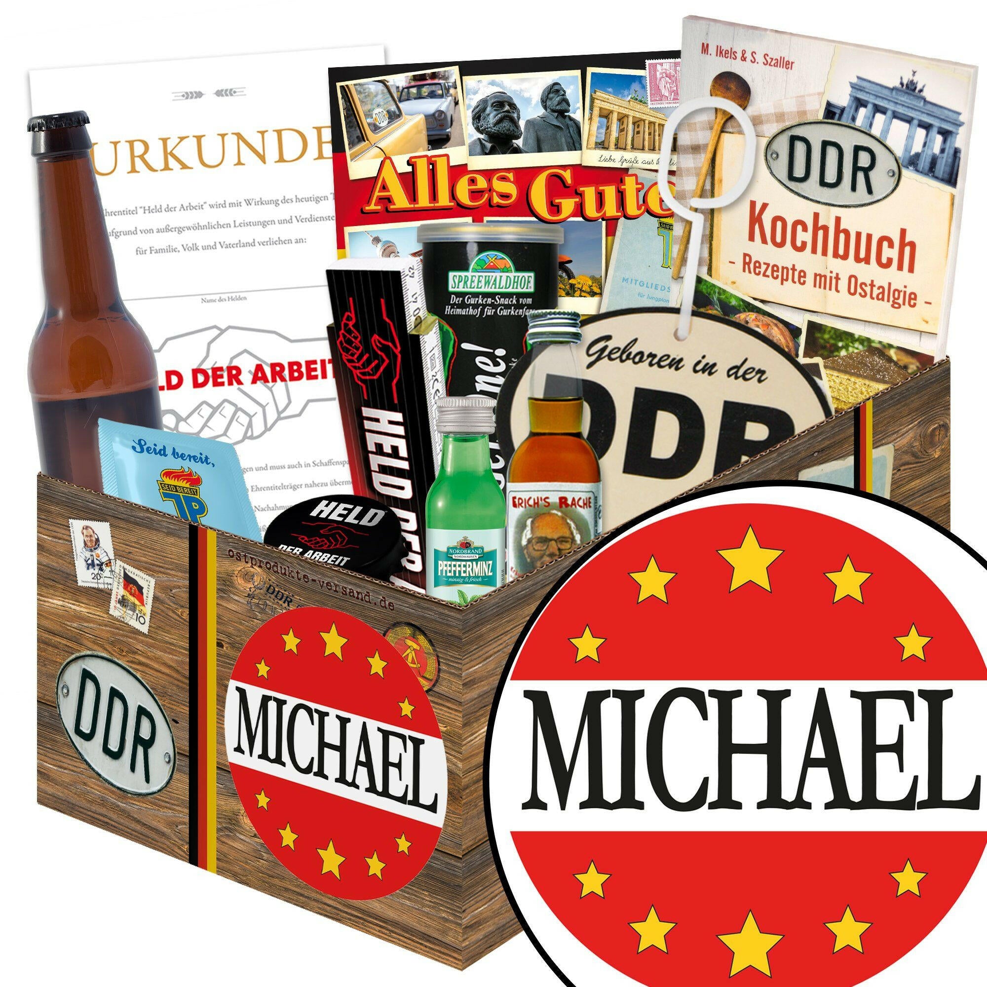 Michael - Geschenkset Ostpaket "Männer Box" - Ossiladen I Ostprodukte Versand