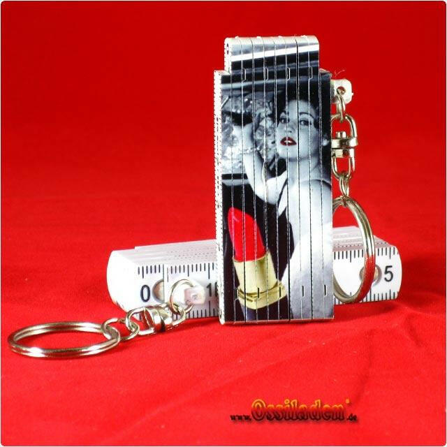 Mini-Zollstock - Lipstick