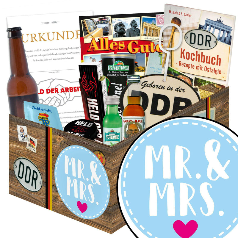 Mr.& Mrs - Geschenkset Ostpaket "Männer Box" - Ossiladen I Ostprodukte Versand