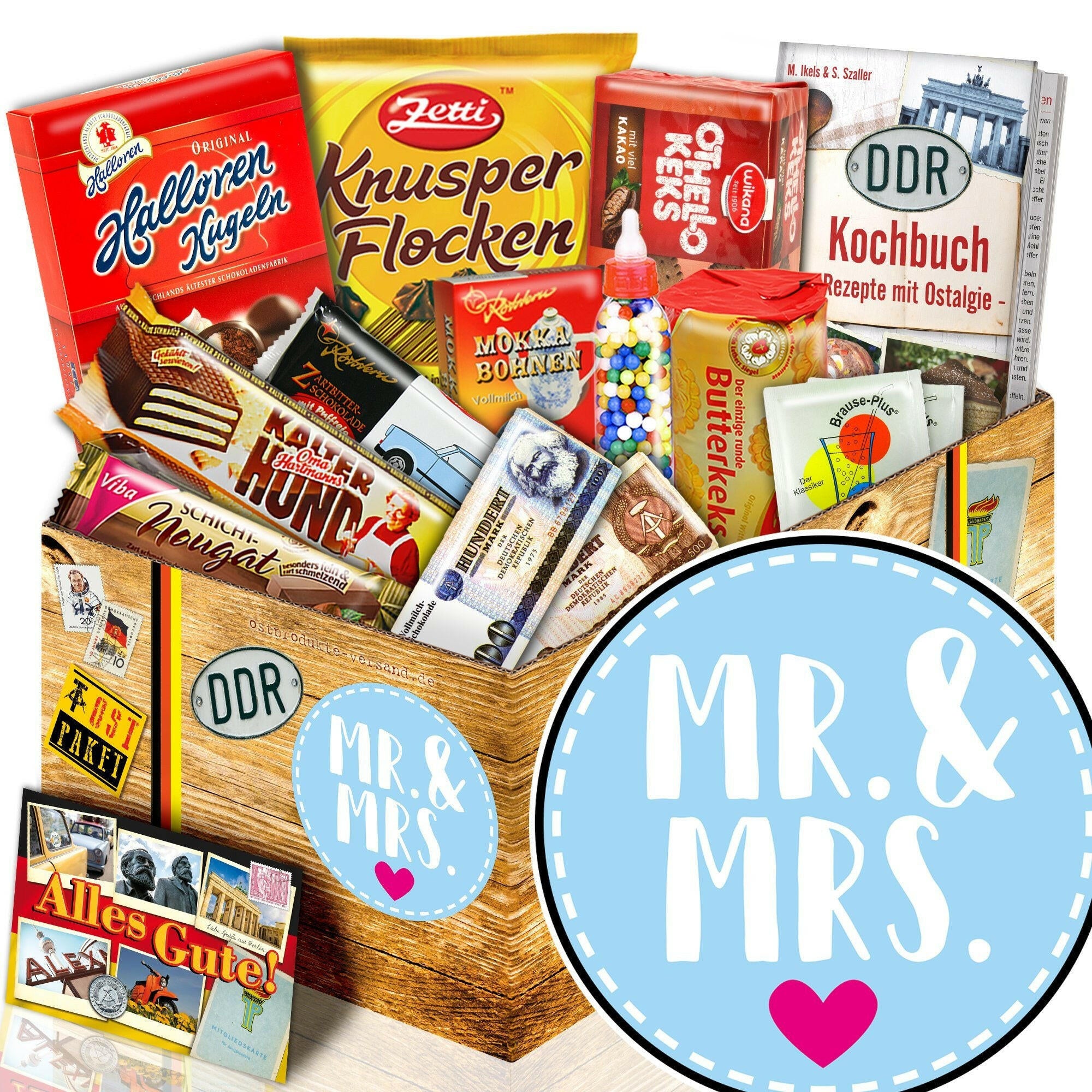 Mr.& Mrs - Süßigkeiten Set DDR L - Ossiladen I Ostprodukte Versand