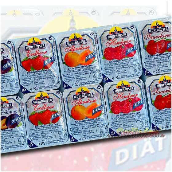 Mühlhäuser Diät-Konfitüre Extra Minis