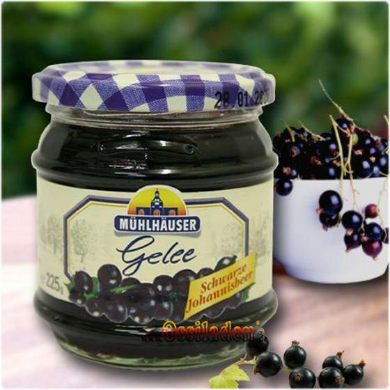 Mühlhäuser Gelee extra - schwarze Johannisbeere