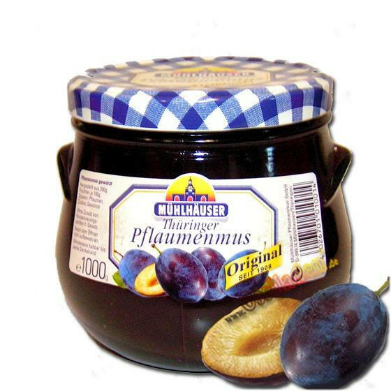 Mühlhäuser Pflaumenmus Topf