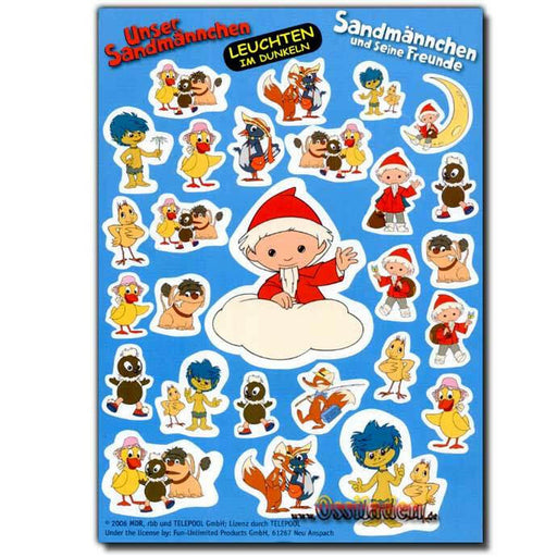 Nachtleuchtende Sticker - Unser Sandmännchen