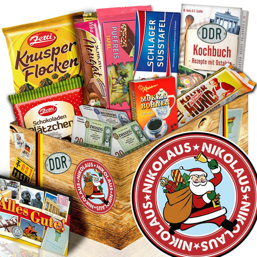 Nikolaus - Geschenkset Ostpaket "Schokoladenbox M" - Ossiladen I Ostprodukte Versand