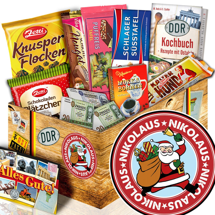 Nikolaus - Geschenkset Ostpaket "Schokoladenbox M" - Ossiladen I Ostprodukte Versand