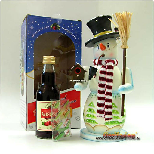 Nordbrand Räucherschneemann im Geschenkkarton