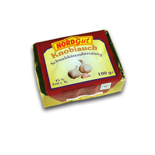 Nordgut Käseblock Knoblauch 100g