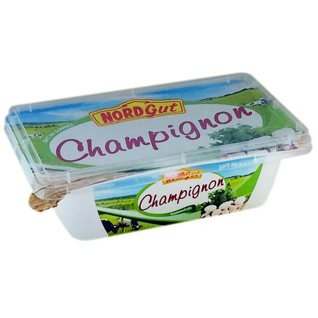 Nordgut Schmelzkäse Champignon, 200g Schale