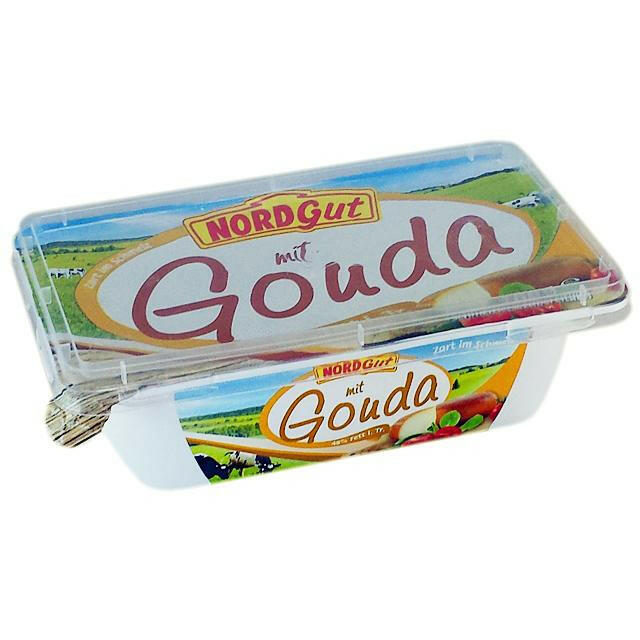 gouda aufbewahren Nordgut Schmelzkäse Gouda, 200g Schale — Ossiladen