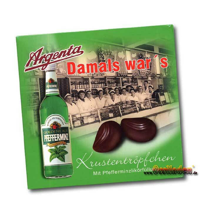 Nostalgie Krustentröpfchen - Pfefferminzlikör (Argenta)