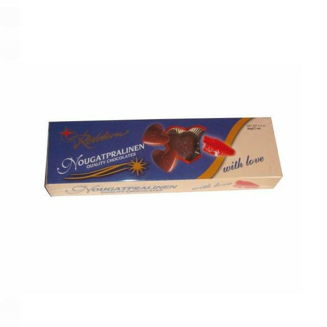 Nougat-Pralinen with Love (Rotstern)