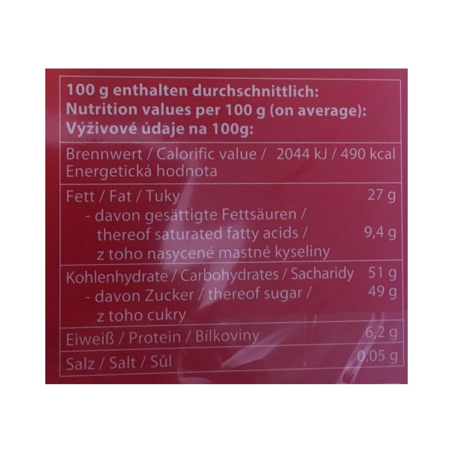 Obstbrände in zarter Kruste und Nuss (Halloren)
