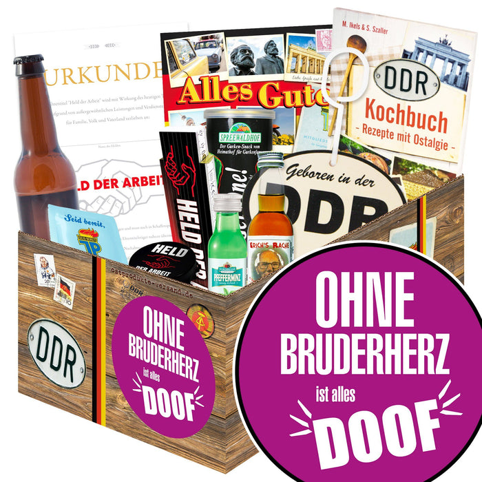 Ohne Bruderherz - Geschenkset Ostpaket "Männer Box" - Ossiladen I Ostprodukte Versand
