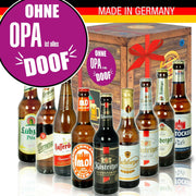 Ohne Opa ist alles doof - Geschenkbox "Ostbiere" 9er Set - Ossiladen I Ostprodukte Versand